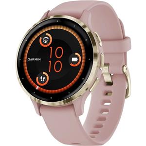 GARMIN Venu 3S Smartwatch dust rose, softgold