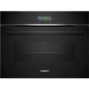 Big Buy Cooking Siemens iQ700, forno compatto da incasso, 60 x 45 cm, nero, acciaio inox, CB734G1B1
