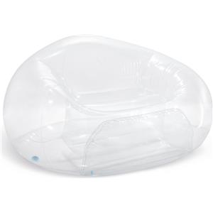 INTEX 66500 Borsa da seduta gonfiabile trasparente