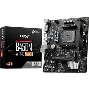 MSI B450M-A PRO MAX II scheda madre AMD B450 Socket AM4 micro ATX