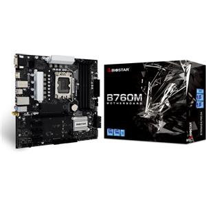 Biostar B760MX2-E Pro D4 - Scheda Madre LGA 1700 con Chipset Intel B760 e Supporto fino a 128 GB DDR4