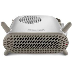 De'Longhi Stufetta Elettrica HFS70B20WH 2000W per Ambienti 60m³ Beige e Bianco