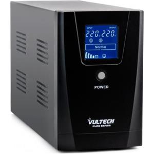 Vultech UPS 1000VA/800W Gruppo di Continuità Linea Interattiva Onda Sinusoidale Pura