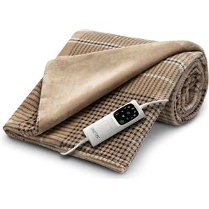 Imetec CaldoPlaid Elegance Plaid Riscaldabile Morbida Coperta Elettrica 180x140 cm
