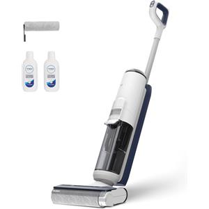 Tineco iFLOOR 5 Breeze Complete Aspirapolvere e Lavapavimenti Senza Fili, Pulizia in Un Solo Passaggio, Pavimenti Duri e Bordi, Auto Pulizia, Design L