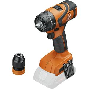 Fein ABS 18 Q AS N00 - Trapano Avvitatore a Batteria con Ingranaggio in Metallo, 2 Velocità, Foratura fino a 13 mm e Maschiatura fino a M10