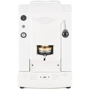 Faber Italia Faber Slot Plast Basic - Macchina per Caffè con pressacialda in ottone - Telaio in Metallo Bianco e frontale in policarbonato bianco
