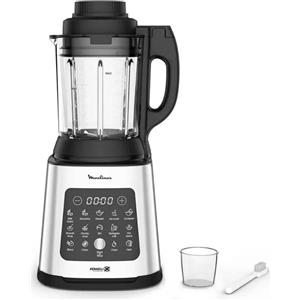 Moulinex LM835D10 - Frullatore - 1,75 l - Frullatore da banco - 1400 W - Nero, Metallizzato, Trasparente