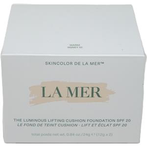 La Mer The Luminous Lifting Cushion Foundation SPF20 - Warm Honey, Fondotinta Compatto Idratante con Copertura Modulabile e Finitura Radiosa