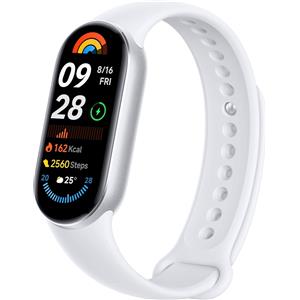 Xiaomi Smart Band 9 - Activity tracker con cinturino - TPU - Glacier Silver - Misura del polso: 135-210 mm - Display 4,1 cm (1,62