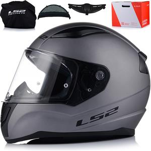 LS2 Helmets LS2 FF353 Rapid II Casco integrale, titanio opaco, 2XL (63/64)