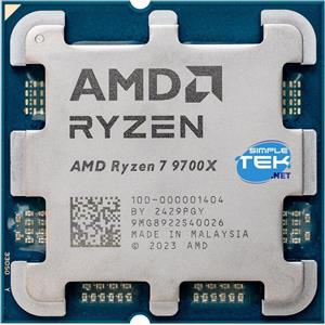 Amd Ryzen 7 9700x Max 5,50ghz Processore Cpu Am5 Bulk Tray Con Gpu Integrata