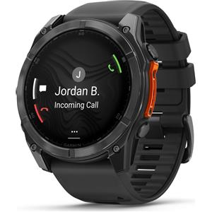Garmin Fenix 8 Smartwatch 3.6 cm 1.4 pollici AMOLED 51 mm Digitale 454 x 454 Pixel Touch screen Grigio WiFi GPS satellitare