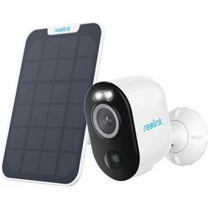 Reolink Argus B330 - Telecamera di Sicurezza 2K Wi-Fi a Batteria con Pannello Solare per Interni ed Esterni