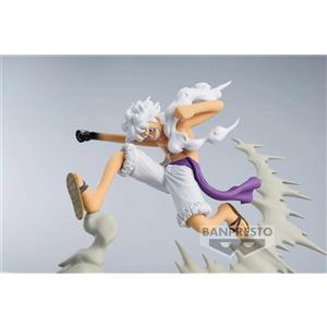 Banpresto Monkey D. Luffy Gear 5 - Action Figure 7 cm in PVC, Senkozekkei, Multicolore