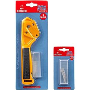 Artiglio Cutter Apricartoni SX-783 con 3 Lame di Ricambio - Sistema di Ritrazione a Molla e Impugnatura Antiscivolo
