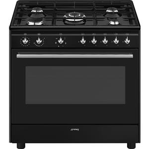 SMEG Deutschland GmbH Smeg Concert CX91GMBL Piano cottura elettrico a gas Nero A