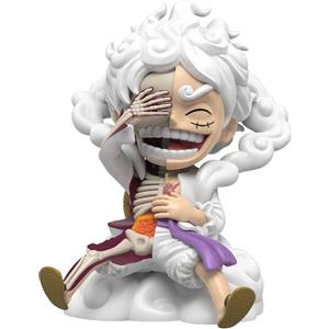 Mighty Jaxx XXRAY One Piece: Figura da collezione Luffy Gear 5 in vinile da 6 pollici