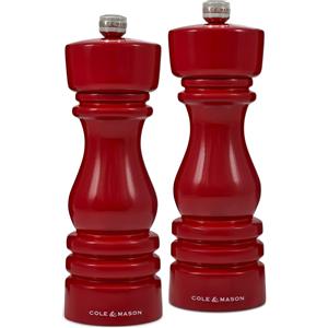 Cole & Mason Londo, macinapepe rosso lucido in faggio / 7