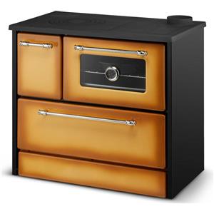 Divina Home Cucina A Legna Stufa 9 Kw Cappuccino Beatrice L87xP51xH79 Ecodesign