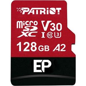 Patriot EP Pro A2 Micro SDXC 128GB 90/80MB/s V30 U3 Classe 10 - Scheda di memoria per giochi