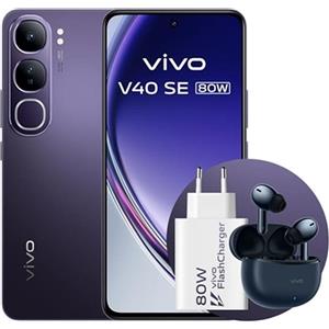 Vivo V40 SE 80W 5G 8GB/256GB Schwarz (Nero Imperiale) Dual-SIM