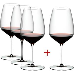 RIEDEL - Veloce Cabernet/Merlot 83 cl, set di valore - Acquista 4 paghi 3