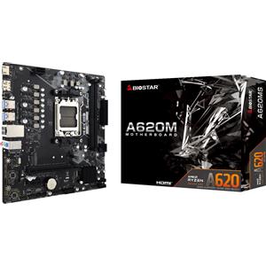 Biostar A620MS Scheda Madre AM5 ATX Micro-ATX con 2 Slot DDR5 fino a 96 GB