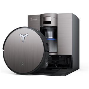 ECOVACS Deebot X11 Omni Cyclone Robot aspirapolvere con funzione di lavaggio, robot aspirapolvere con Blast + 19.500 Pa, PureCyclone 2.0 Svuotamento automatico