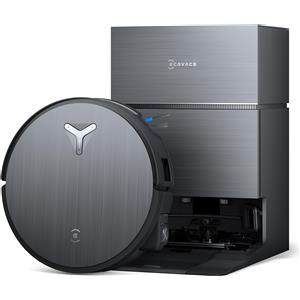 ECOVACS DEEBOT X11 Pro OMNI - Robot Aspirapolvere e Lavapavimenti con Stazione Pulizia, Aspirazione 19500Pa, OZMO ROLLER 2.0, TruEdge 3.0, ZeroTangle 3.0