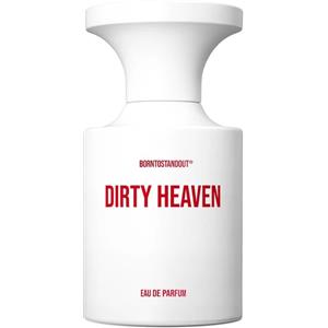 BORNTOSTANDOUT Dirty Heaven Eau de Parfum Unisex 50 ml - Fragranza Originale con Fiori Bianchi e Fava Tonka