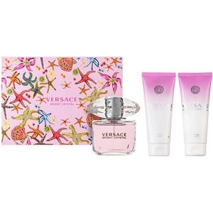 Versace Bright Crystal Cofanetto Regalo: Eau de Toilette 50ml, Gel Doccia 50ml e Crema Corpo 50ml