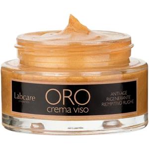 Labcare Oro Crema Viso Anti-Age Rigenerante Riempitiva con Acido Ialuronico e ORO 24K - 50ml