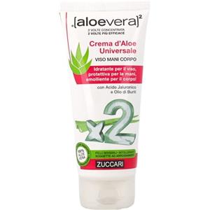 Zuccari ALOEVERA2 Crema d'Aloe Universale 75ml - Idratazione Viso, Protezione Mani e Nutrimento Corpo per Tutta la Famiglia