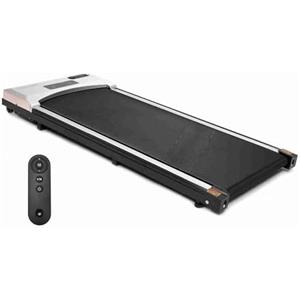 TechFit Tapis Roulant Elettrico Pieghevole Walkpad Silenzioso 2HP, 1-6Km/h, Display LED, Telecomando, 118x49x12.5cm, 1 Pezzo, Ideale Casa/Ufficio, Salvaspazio, Max 100Kg, Pronto All'Uso