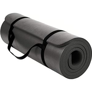 TechFit Fitness Tappetino Yoga Professionale - Ideale per Palestra in Casa, Esercizi del Pavimento, Campeggio, Stretching, Pilates, 180 x 60 cm