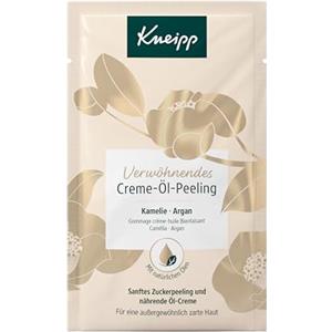Kneipp Peeling crema-olio - scrub corpo con prezioso olio di argan e cristalli di zucchero fini, uso monouso, 40 ml