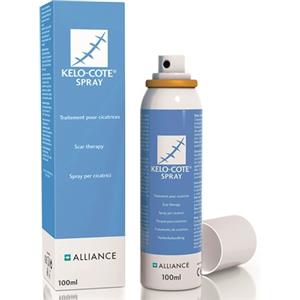 Alliance Pharma Kelo-Cote Spray Gel di Silicone 100 ml - Trattamento per Cicatrici Ipertrofiche e Cheloidi