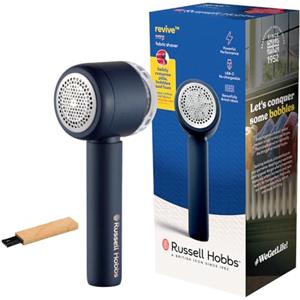 Russell Hobbs Levapelucchi Ricaricabile e Portatile - [Compatto, Leggero] Rimuovi pelucchi e pallini da vestiti|autonomia 90 minuti|Cavo USB-C incluso|Serbatoio magnetico|Spazzola inclusa 27660-56
