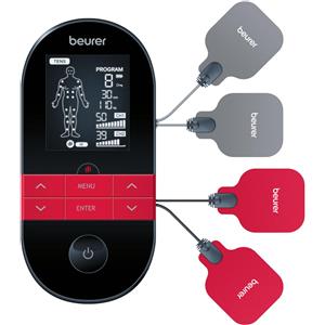 beurer TENS/EMS EM 59 Heat digitale (nero/rosso)