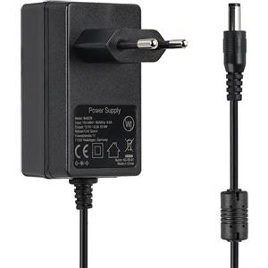 Wicked Chili Adattatore di corrente Wicked Chili compatibile con AVM Fritz!Box 7530 AX, 7530, 6820 LTE, 4020, 7520, 6850, 4040, cavo di ricarica per router WLAN (12V, 2,5A, adattatore di corrente 30W, cavo da 3,0m) nero