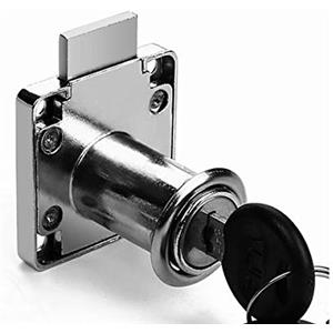 TopHomer Serratura a camma per cassetti da 22 mm/32 mm, serratura a cilindro per mobili con set di chiavi, serratura per porta in vetro, serratura per cassetti per porte a cerniera, serratura di sicurezza per