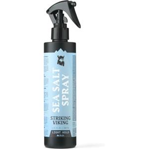 Striking Viking Lacca per capelli di sale marino per uomo - Tenuta leggera, 200 ml, profumo oceano blu - Lacca volumizzante per capelli per uomini - Texturante e rinforzante i ricci - Privo di