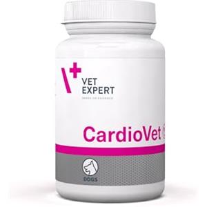 Vet Expert VetExpert CardioVet | 90 Compresse | Integratore Dietetico per Cani | Per Insufficienza Miocardica da Cardiomiopatia Dilatativa & Insufficienza della Valvola Mitrale