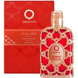 Orientica Amber Rouge 80ml Eau de Parfum | Lussuosa fragranza araba | Profumo premium Oud e vaniglia per uomo e donna | Profumo esclusivo di lunga durata per l'uso quotidiano | Regalo di profumo Oud
