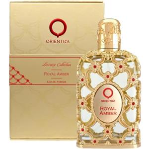 Orientica Royal Amber Eau de Parfum 80ml | Profumo Arabo di Lusso Unisex | Fragranza Ambrata, Legnosa e Floreale a Lunga Durata | Profumo Niche Premium | Elegante Idea Regalo