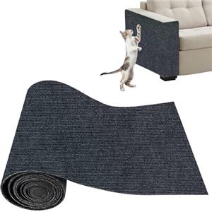 Xynovate Tappetino Tiragraffi Adesivo per Gatti, Protezione Divano Graffi Gatto, DIY Tiragraffi per Gatti, Riutilizzabile e Tagliabile, Ideale per Divani, Mobili e Pareti, Tiragraffi Divano