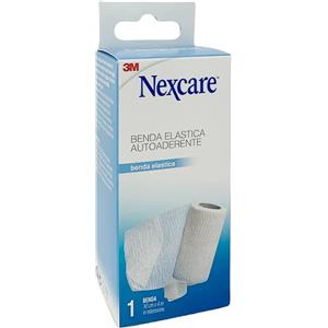 Nexcare Benda Elastica Autoaderente 10 cm x 4 m - Leggera, Traspirante e Coesiva