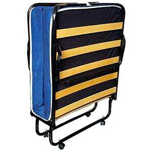 Totò Piccinni BRANDINA Pieghevole, Materasso Singolo Spesso 10cm, Comoda E Robusta (Apertura Manuale)