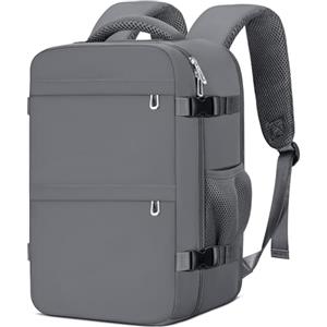 Cmezevi Zaino da Viaggio 20L 40x20x25 cm - Bagaglio a Mano Cabina per Ryanair, EasyJet - Zaino Porta PC 15", Leggero - Grigio Scuro